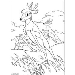 Раскраска: косуля (Животные) #2703 - Раскраски для печати
