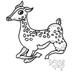 Раскраска: косуля (Животные) #2711 - Бесплатные раскраски для печати
