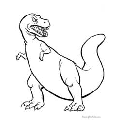 Раскраска: динозавр (Животные) #5490 - Бесплатные раскраски для печати