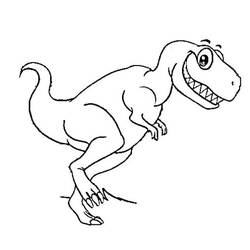 Раскраска: динозавр (Животные) #5494 - Бесплатные раскраски для печати