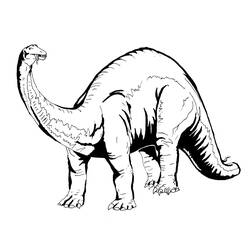 Раскраска: динозавр (Животные) #5497 - Бесплатные раскраски для печати