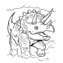 Раскраска: динозавр (Животные) #5501 - Бесплатные раскраски для печати