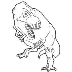 Раскраска: динозавр (Животные) #5515 - Бесплатные раскраски для печати