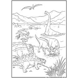 Раскраска: динозавр (Животные) #5522 - Раскраски для печати