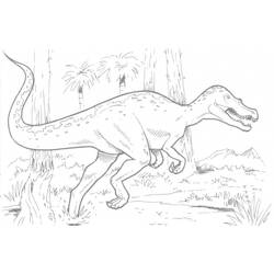 Раскраска: динозавр (Животные) #5525 - Бесплатные раскраски для печати