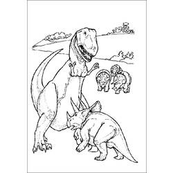Раскраска: динозавр (Животные) #5526 - Бесплатные раскраски для печати