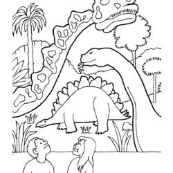 Раскраска: динозавр (Животные) #5528 - Бесплатные раскраски для печати