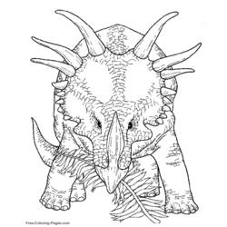 Раскраска: динозавр (Животные) #5529 - Бесплатные раскраски для печати