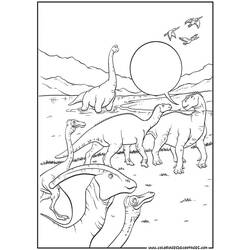 Раскраска: динозавр (Животные) #5530 - Раскраски для печати