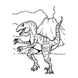 Раскраска: динозавр (Животные) #5531 - Бесплатные раскраски для печати