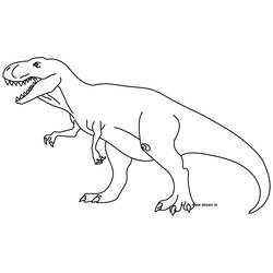 Раскраска: динозавр (Животные) #5533 - Раскраски для печати