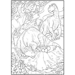 Раскраска: динозавр (Животные) #5536 - Бесплатные раскраски для печати