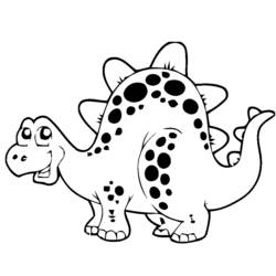 Раскраска: динозавр (Животные) #5537 - Бесплатные раскраски для печати