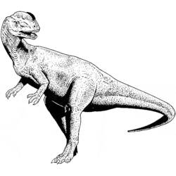 Раскраска: динозавр (Животные) #5541 - Бесплатные раскраски для печати