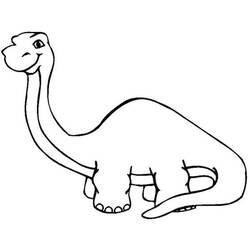 Раскраска: динозавр (Животные) #5546 - Бесплатные раскраски для печати