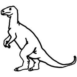 Раскраска: динозавр (Животные) #5559 - Бесплатные раскраски для печати