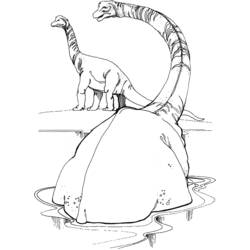 Раскраска: динозавр (Животные) #5567 - Бесплатные раскраски для печати