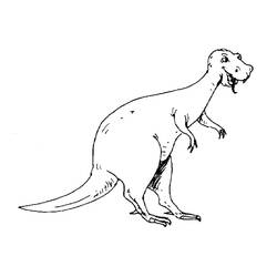 Раскраска: динозавр (Животные) #5573 - Бесплатные раскраски для печати