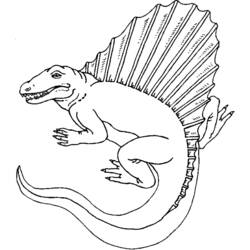 Раскраска: динозавр (Животные) #5590 - Бесплатные раскраски для печати