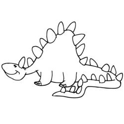 Раскраска: динозавр (Животные) #5596 - Бесплатные раскраски для печати