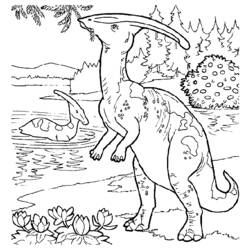 Раскраска: динозавр (Животные) #5615 - Раскраски для печати