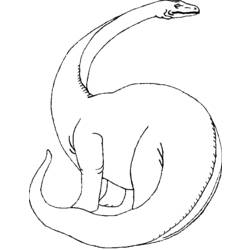 Раскраска: динозавр (Животные) #5616 - Бесплатные раскраски для печати