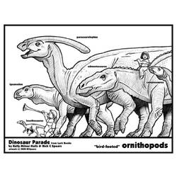 Раскраска: динозавр (Животные) #5619 - Бесплатные раскраски для печати