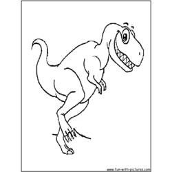 Раскраска: динозавр (Животные) #5639 - Бесплатные раскраски для печати