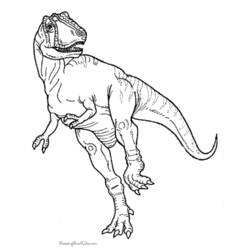 Раскраска: динозавр (Животные) #5640 - Раскраски для печати