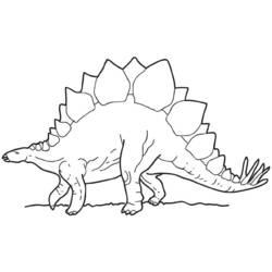 Раскраска: динозавр (Животные) #5655 - Раскраски для печати