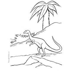 Раскраска: динозавр (Животные) #5663 - Бесплатные раскраски для печати