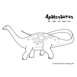 Раскраска: динозавр (Животные) #5664 - Раскраски для печати