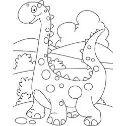 Раскраска: динозавр (Животные) #5666 - Бесплатные раскраски для печати
