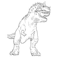 Раскраска: динозавр (Животные) #5670 - Раскраски для печати
