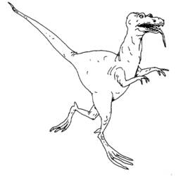 Раскраска: динозавр (Животные) #5673 - Бесплатные раскраски для печати