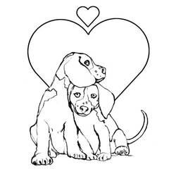 Раскраска: собака (Животные) #24 - Раскраски для печати