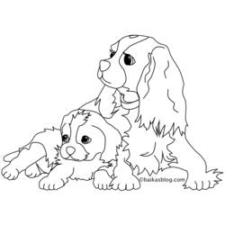 Раскраска: собака (Животные) #25 - Раскраски для печати