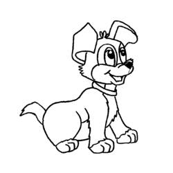 Раскраска: собака (Животные) #3090 - Раскраски для печати
