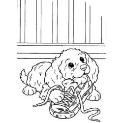 Раскраска: собака (Животные) #3124 - Бесплатные раскраски для печати