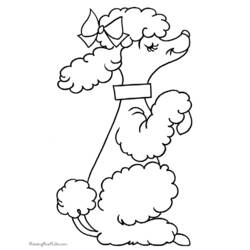 Раскраска: собака (Животные) #3153 - Бесплатные раскраски для печати