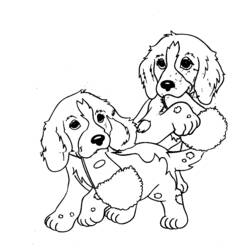 Раскраска: собака (Животные) #3177 - Бесплатные раскраски для печати