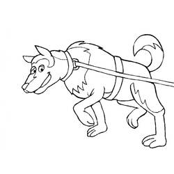 Раскраска: собака (Животные) #3191 - Бесплатные раскраски для печати