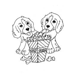 Раскраска: собака (Животные) #3207 - Бесплатные раскраски для печати