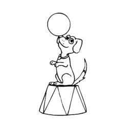 Раскраска: собака (Животные) #3214 - Бесплатные раскраски для печати