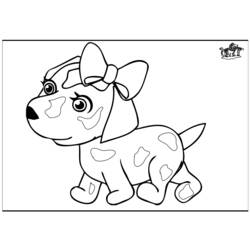 Раскраска: собака (Животные) #3217 - Бесплатные раскраски для печати