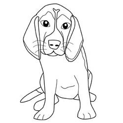 Раскраска: собака (Животные) #45 - Раскраски для печати