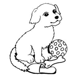 Раскраска: собака (Животные) #49 - Раскраски для печати