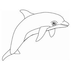 Раскраска: дельфин (Животные) #5098 - Раскраски для печати