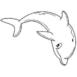 Раскраска: дельфин (Животные) #5112 - Раскраски для печати