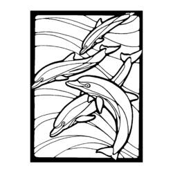 Раскраска: дельфин (Животные) #5127 - Бесплатные раскраски для печати